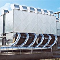 Zellenfilter mit 200000 m³/h Luftleistung und kontinuierlicher Abreinigung